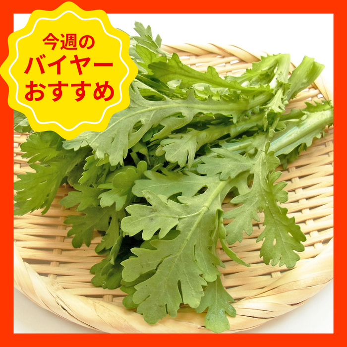 【4/19からおすすめ商品】春菊　1袋　千葉県産他