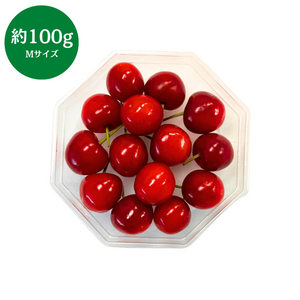 山形県産
佐藤錦
Mサイズ
1パック（約100g）