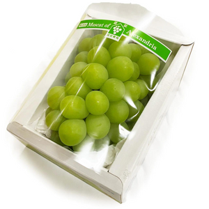 岡山県産他マスカットオブアレキサンドリア化粧箱　1房入（約600g）