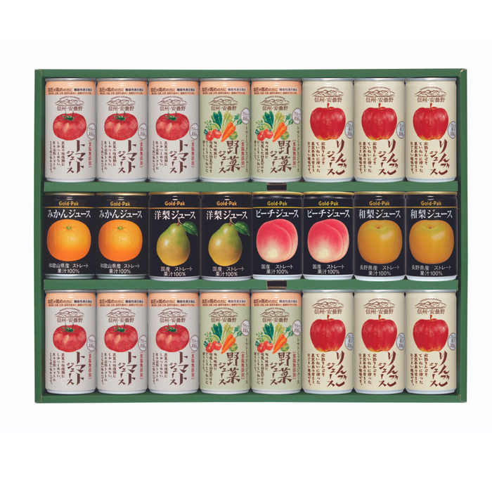 国産野菜果実ストレートジュース24缶セット（PA-35)【夏ギフト解体品】