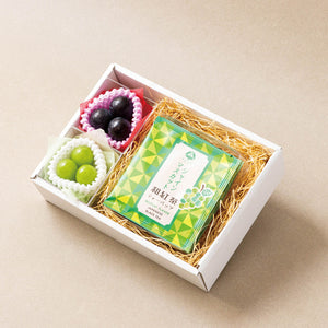 〈ギフト〉2種ぶどうと和紅茶のギフト