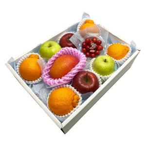 〈ギフト〉
【御供・御弔事】フルーツ詰合せ（百合）
季節の果物のお詰合せ
