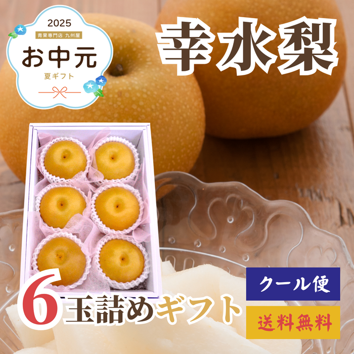 幸水梨
6玉詰め
佐賀県産他〈お中元〉