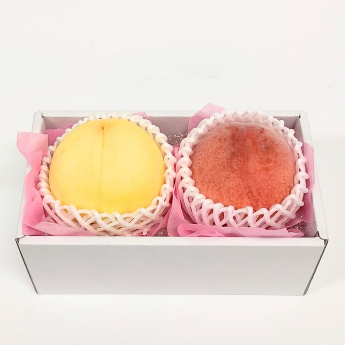 〈ギフト〉紅白桃食べ比べ　各1玉