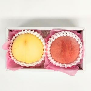 〈ギフト〉紅白桃食べ比べ　各1玉
