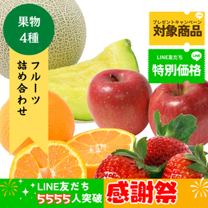 【LINE友だち限定】フルーツ詰合せ 〈LINE感謝祭〉