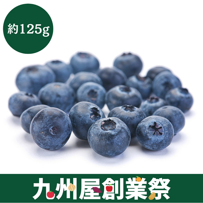 ＜九州屋創業祭＞チリ産　スーパーブルーベリー　1パック（約125g）