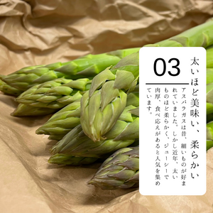 〈産地直送〉
北海道産グリーンアスパラガスギフト 
Mサイズ 約1kg【予約販売】