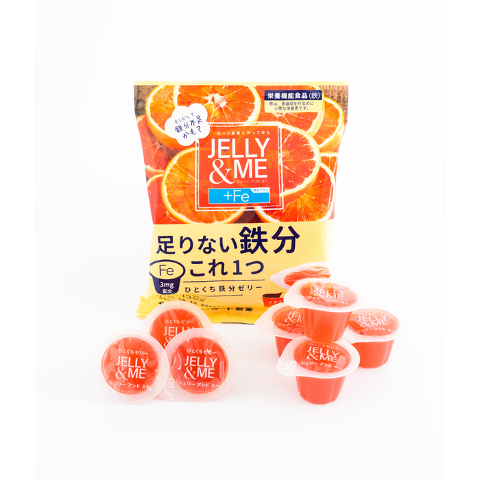 JELLY&ME 鉄分 ブラッドオレンジゼリー　21g×7個入【栄養機能食品】