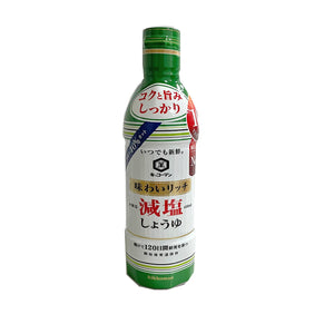 キッコーマンいつでも新鮮 新鮮味わいリッチ減塩しょうゆ450ml