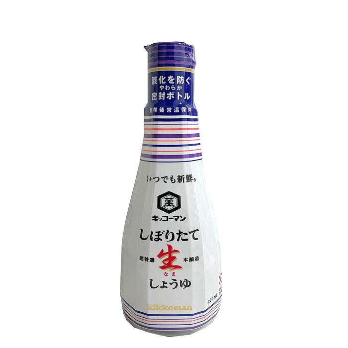 キッコーマン いつでも新鮮 しぼりたて生しょうゆ 200ml