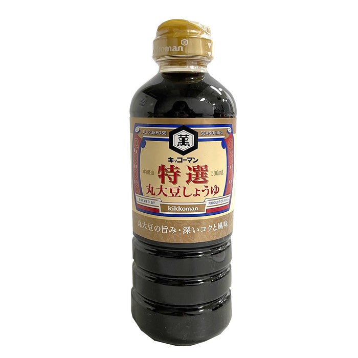 キッコーマン
 特選丸大豆しょう油
 500ml