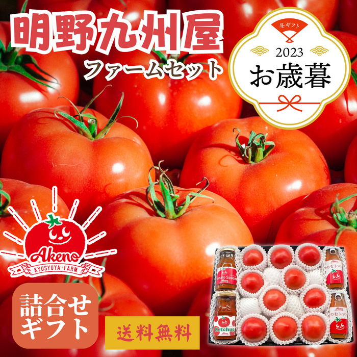 〈お歳暮〉
山梨県産 
明野九州屋ファームセット