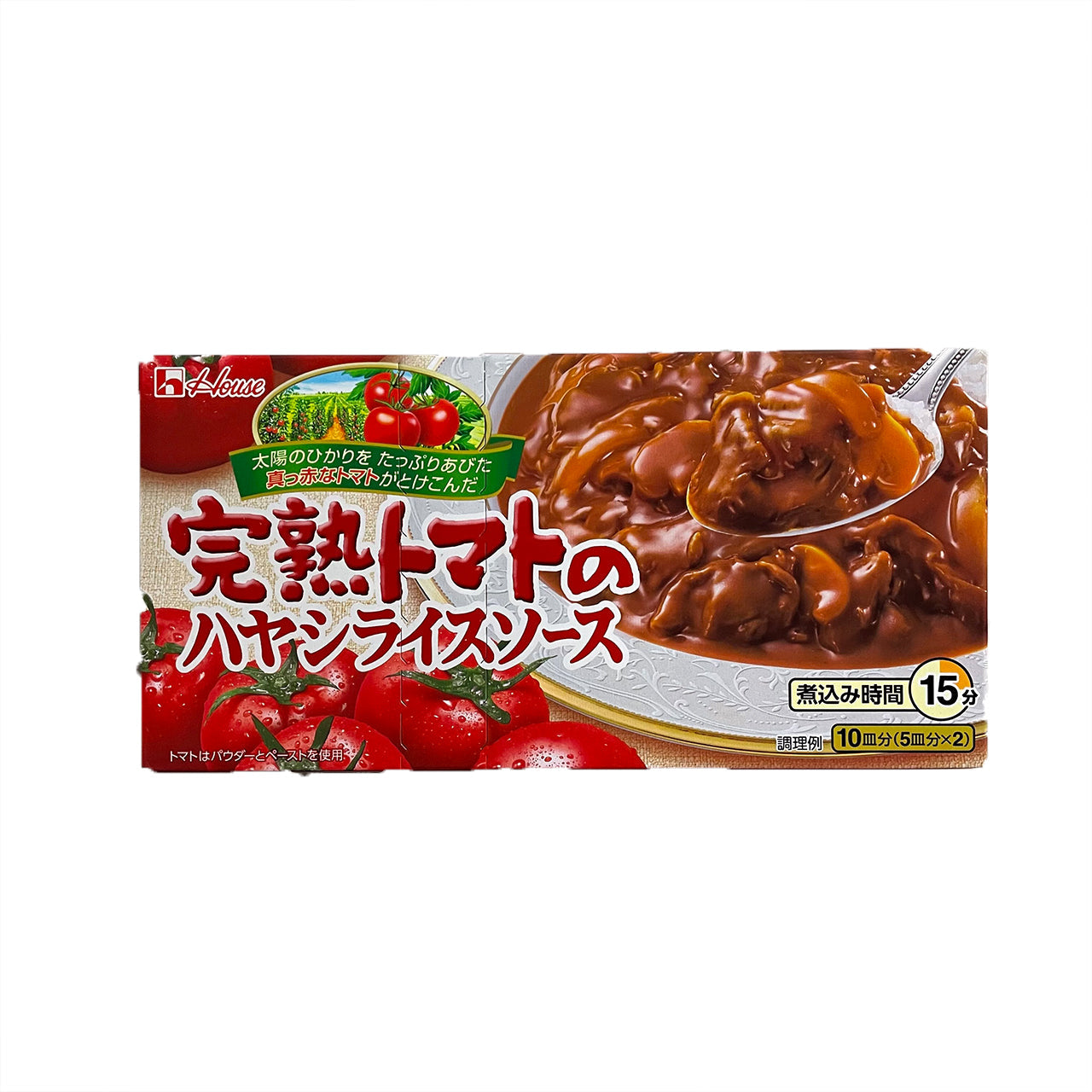 九州屋plus+　ハウス食品　完熟トマトのハヤシライスソース　184g　–